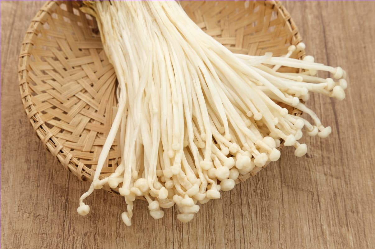 Trend Alert:  Learn to Make Korean-Inspired Enoki Mushroom Tacos