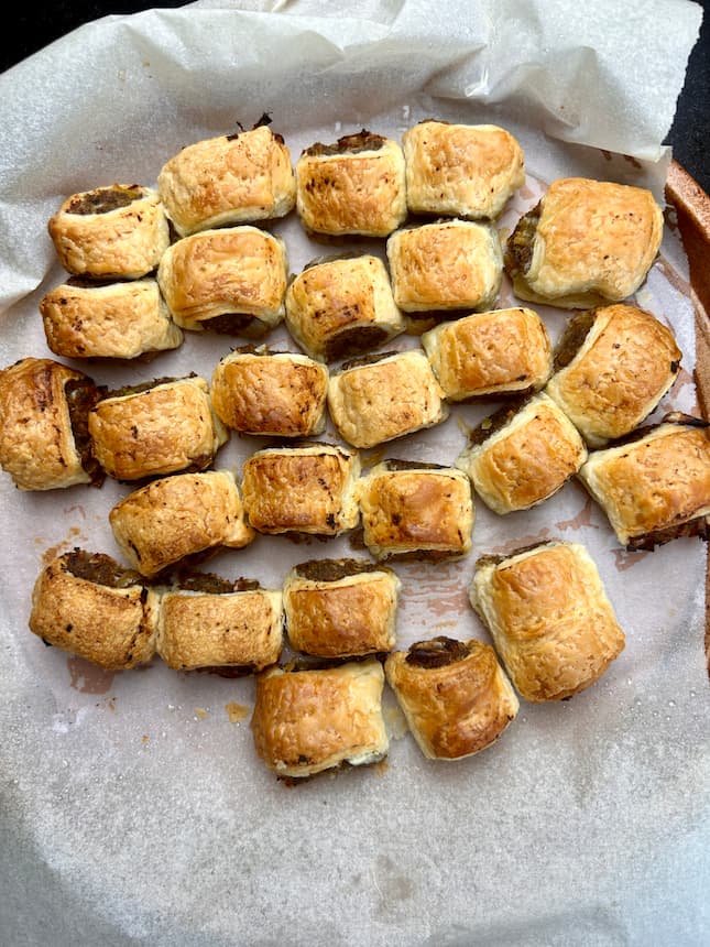 Mushroom And White Bean Picnic Sausage Rolls